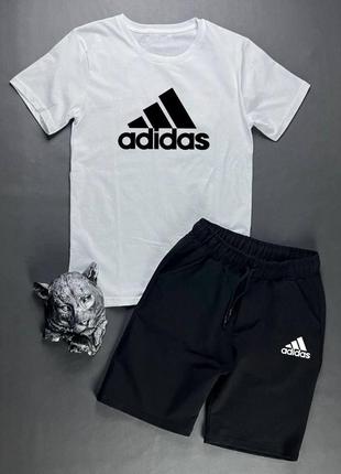 Літній комплект adidas футболка + шорти4 фото