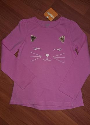 Продам новую кофту реглан от фирмы gymboree, размер 5-6 лет