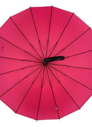 Женский зонт-трость с принтом букв, полуавтомат от фирмы toprain, розовый, 01006-2