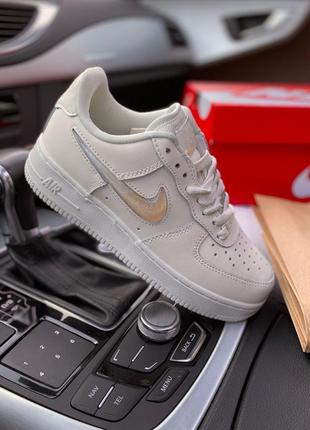 Женские кроссовки nike air force 1 low jewel white