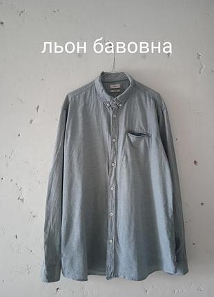 Базовая рубашка с льном