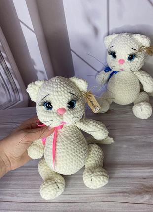 Котик, плюшева іграшка котик, ручна робота