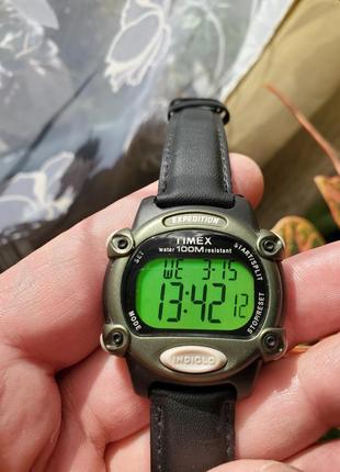 Timex expedition indiglo мужские электронные часы2 фото