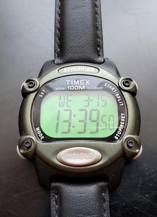 Timex expedition indiglo мужские электронные часы5 фото