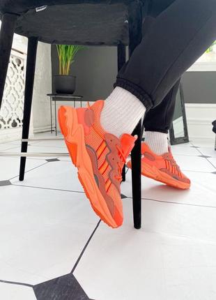 Кроссовки adidas ozweego orange3 фото