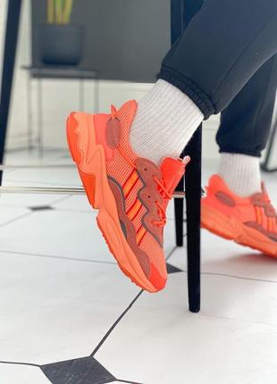 Кроссовки adidas ozweego orange1 фото