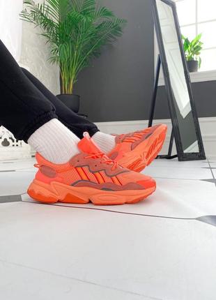 Кроссовки adidas ozweego orange5 фото