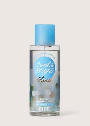 Спрей victoria's secret pink cool & bright glow body mist, об’єм 250мл., оригінал1 фото