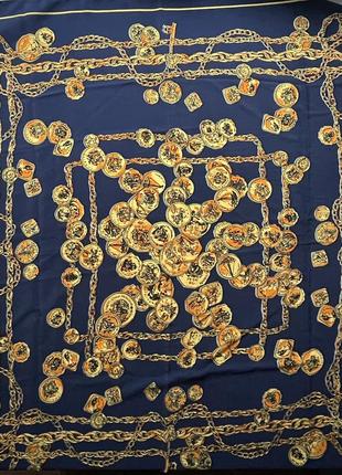 Волшебный шелковый платок с золотыми монетами1 фото