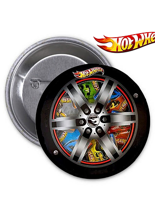 Значок hot wheels горячие колеса хот вилс