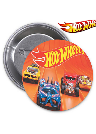 Значок hot wheels горячие колеса хот вилс