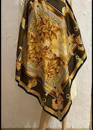 Must de cartier роскошный шелковый платок4 фото