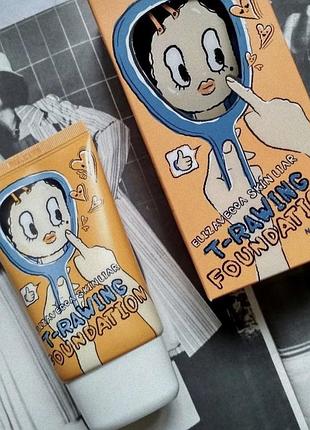 Elizavecca skinliar t-rawing foundation тональна основа №11 spf 50