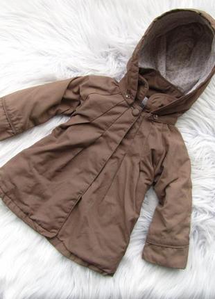 Стильна демісезонна куртка пальто з капюшоном oboibi