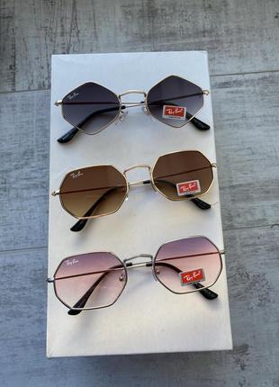 Очки ромбы восьмиугольники ray ban4 фото