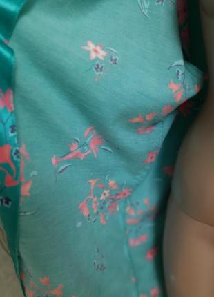 Невероятно красивый сатиновый халат рубашка для сна7 фото