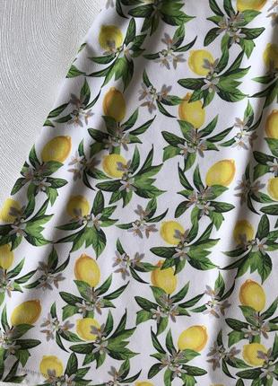Сукня плаття в лимонах відкриті плечі6 фото