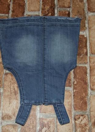 Платье девочке джинсовый сарафан 1 год f&f2 фото