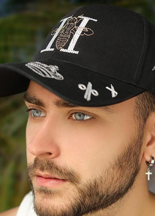 Чоловіча літня кепка бейсболка чорний