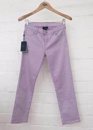 Новые укороченные джинсы скинни цвет лаванда 26р 27р оригинал1 фото