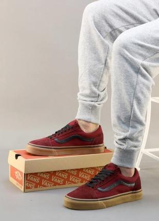 Кроссовки кеды vans bordo кроссовки