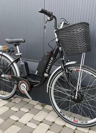 Электровелосипед 26" городской комфортный cubic-bike lido 450w 7.8ah 48в2 фото