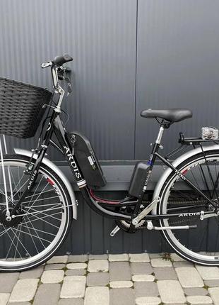 Електровелосипед 26" міський комфортний cubic-bike lido 450 w 7.8ah 48в3 фото