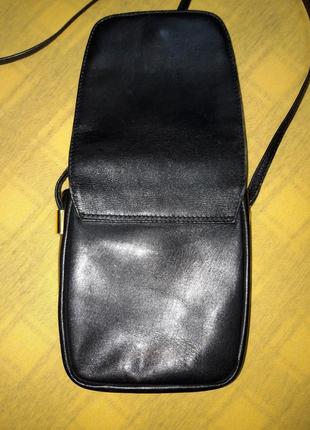 Маленька сумочка крос боді з натуральної шкіри debenhams2 фото