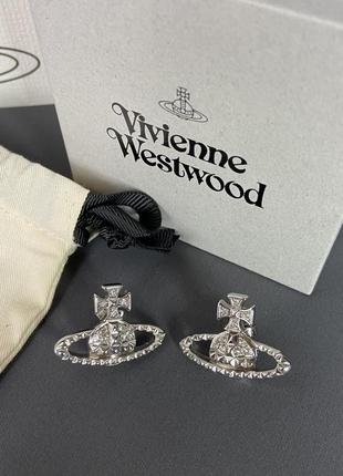 Vivienne westwood earrings сережки аксессуары3 фото