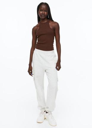 Майка h&m в рубчик 2