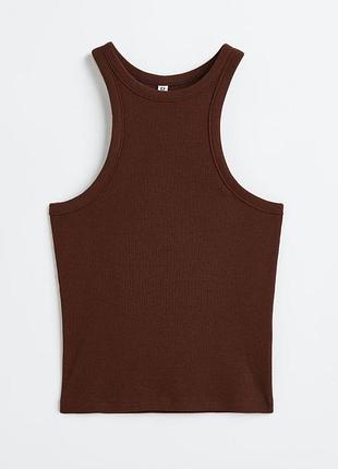 Майка h&m в рубчик 4
