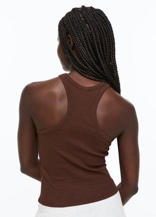 Майка h&m в рубчик 6