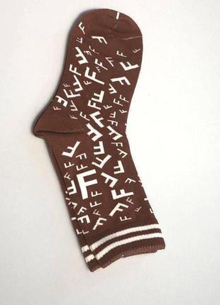Носки 37-42 коричневый fff 22076