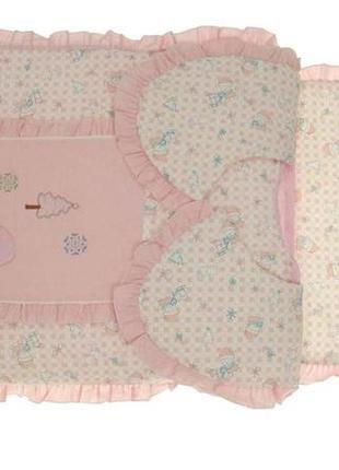 Ковдра 110х140 пудровий xr home textile 21834