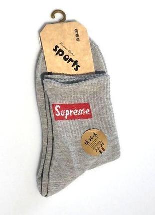 Носки 40-45 серый supreme 22123