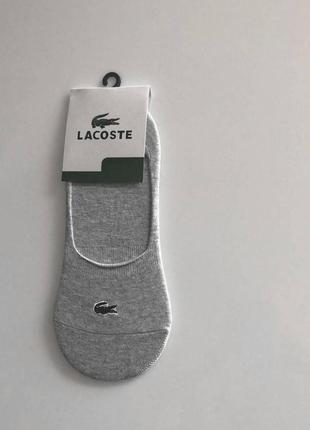Носки 41-45 серый lacoste 22128