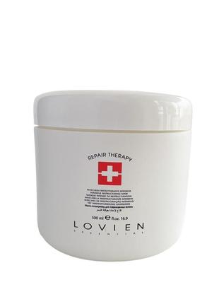 Маска для сухих и поврежденных волос lovien essential mask intensive repairing for dry hair 500 мл