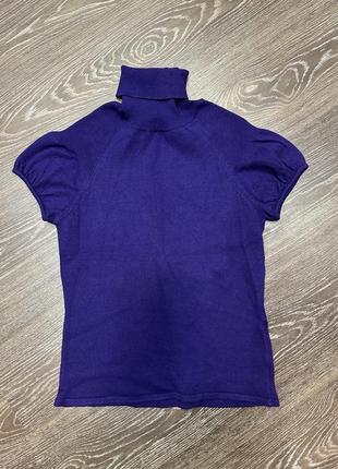 Гольф водолазка с коротким рукавом актуально цвета