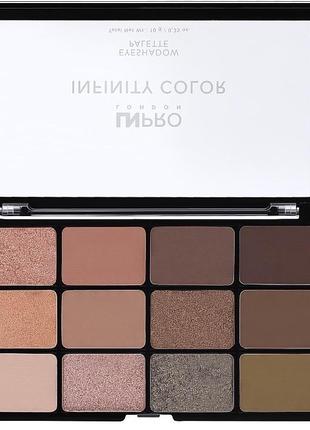 Палетка теней для век ln pro infinity color eyeshadow pallette 1011 фото