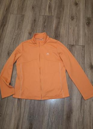 Кофта спортивна на замку жіноча adidas кофта