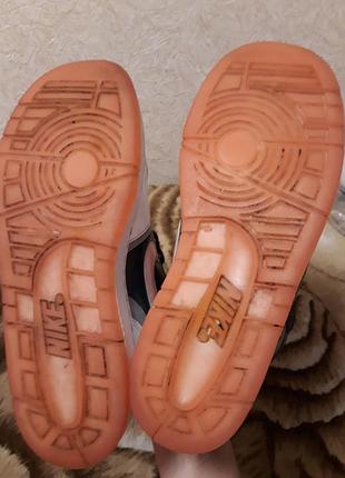 Высокие кроссовки nike air.кожаные,оригинал. 9