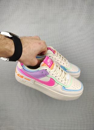 Жіночі кросівки nike air force 1 shadow colored4 фото