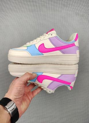 Жіночі кросівки nike air force 1 shadow colored3 фото