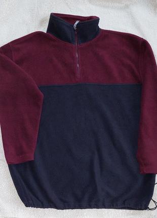 Теплая флисовая кофта свитер