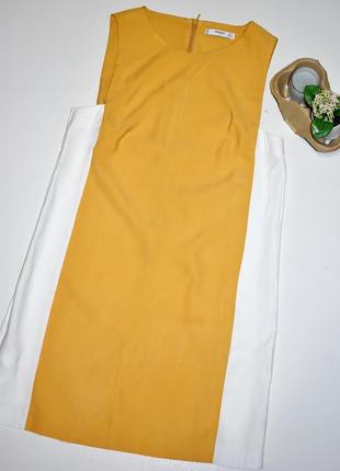 Mango suit стильное платье комбинированные цвета