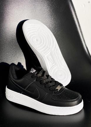 Air force low black white sole3 фото