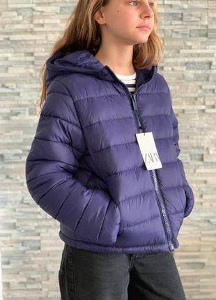 Детская куртка на девочку фирмы zara/демисезонная куртка для девочки зара6 фото
