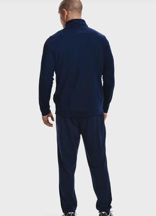 Under armour чоловічий темно-синій спортивний костюм (кофта, штани) ua knit track suit2 фото