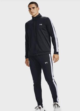 Under armour мужской черный спортивный костюм (кофта, штаны) ua emea track1 фото