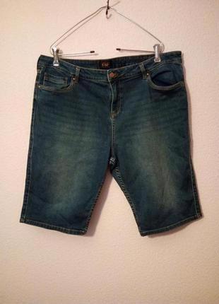 Женские джинсовые шорты батал f&f